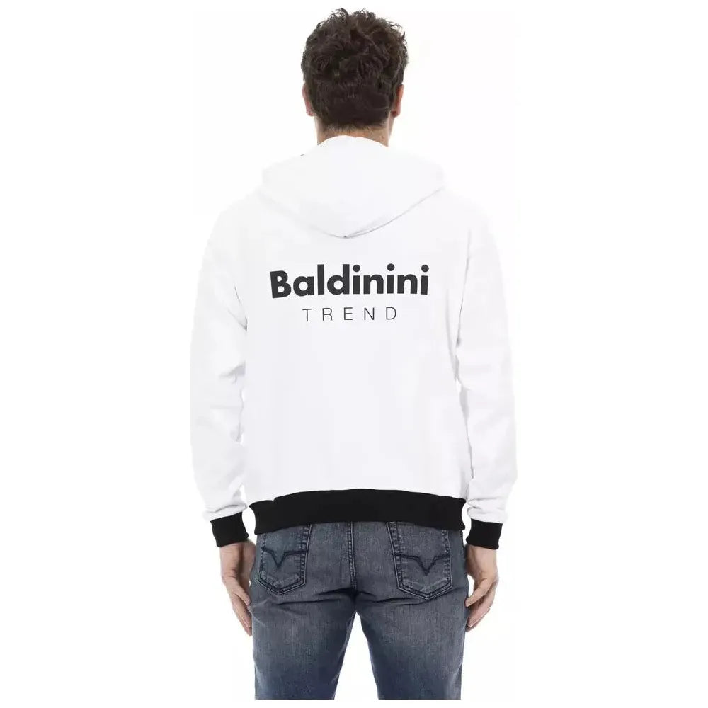 Baldinini Trend White Cotton Sweater
