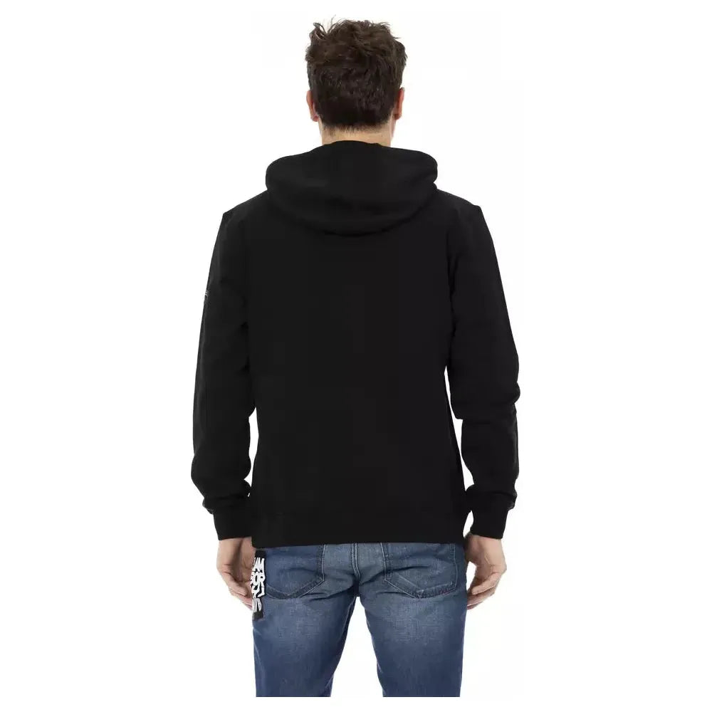 Automobili Lamborghini Black Cotton Sweater