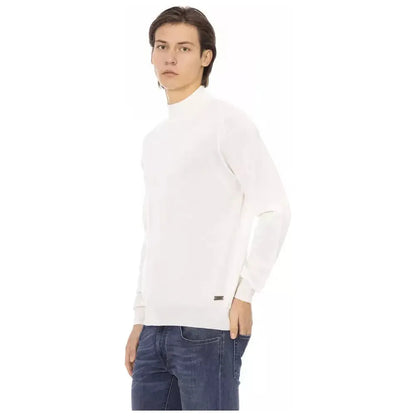 Baldinini Trend White Fabric Men Sweater