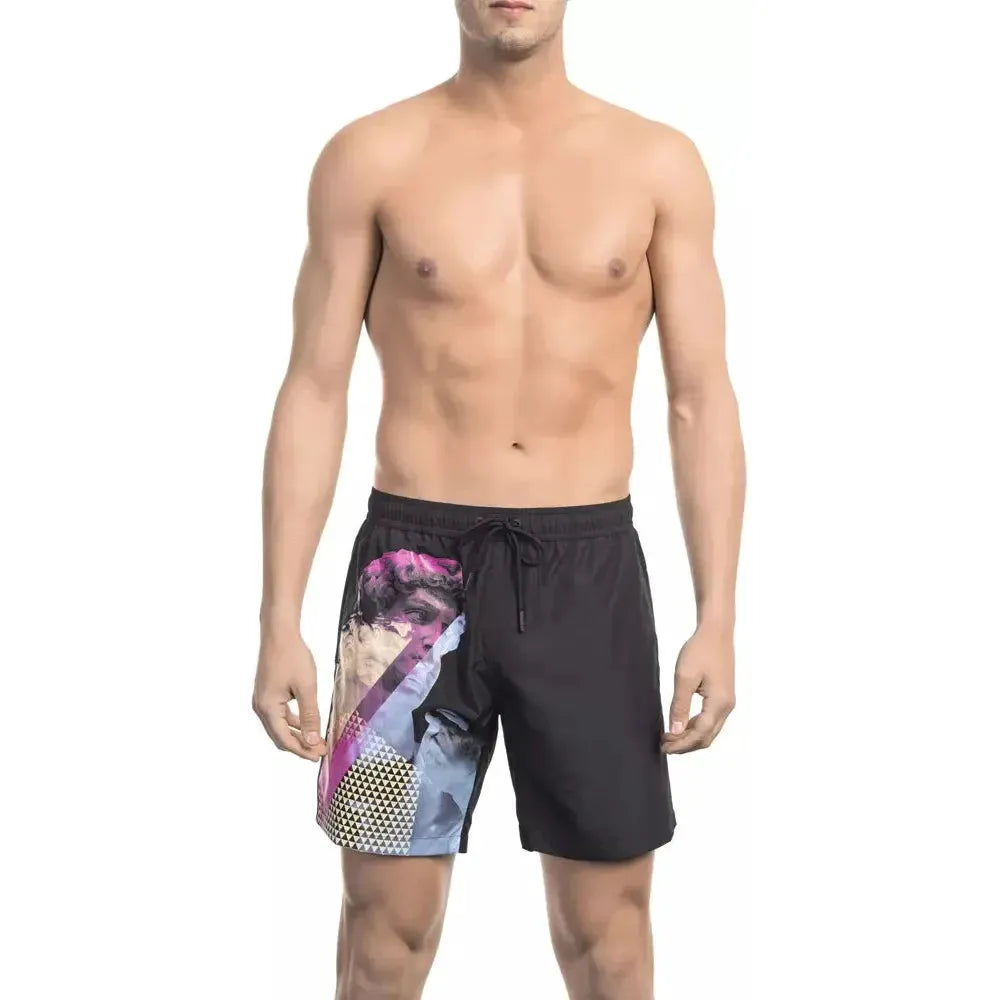 Bikkembergs Black Polyester Men's Swim Short