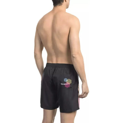 Bikkembergs Black Polyester Men's Swim Short