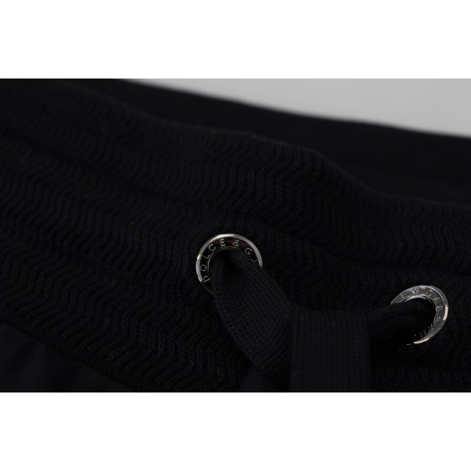 Dolce & Gabbana Black DG Print Mens Jogger Pants