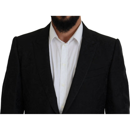 Dolce & Gabbana Black Single Breasted 2 Piece MARTINI Suit