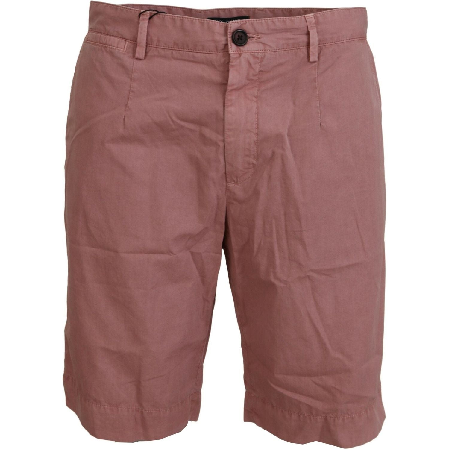 Dolce & Gabbana Pink Chinos Cotton Casual Mens Shorts