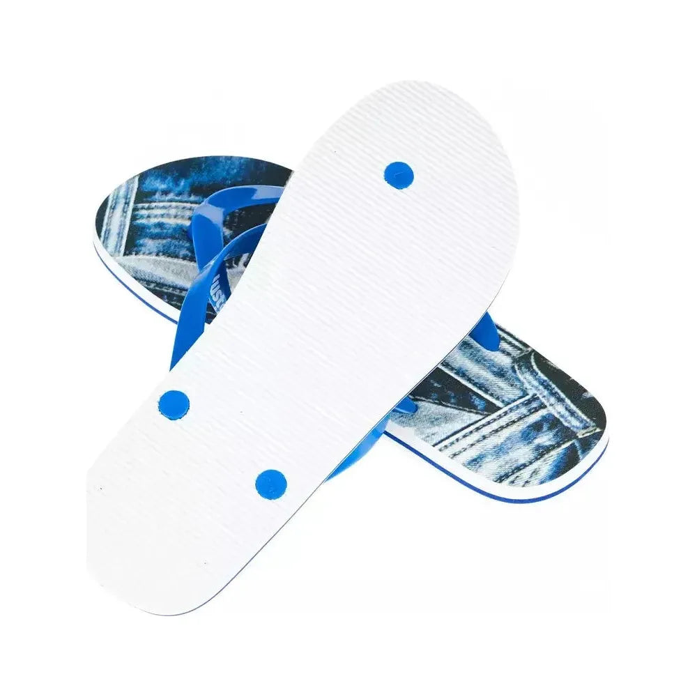 Just Cavalli Light Blue EVA Flip-Flop Sandal