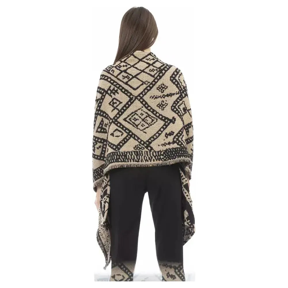 Alpha Studio Brown Wool Women Scarf