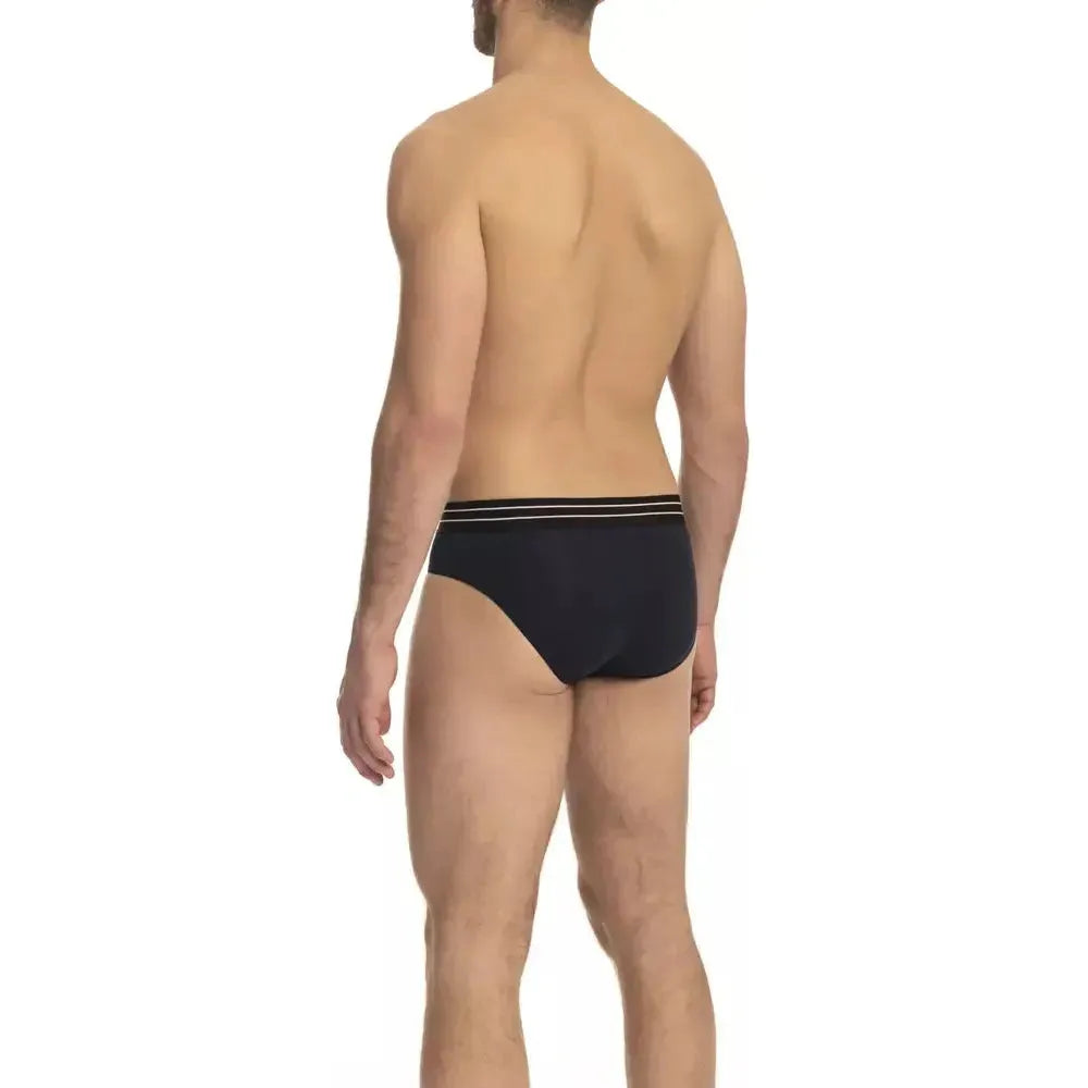 Cavalli Class Blue Cotton Boxer