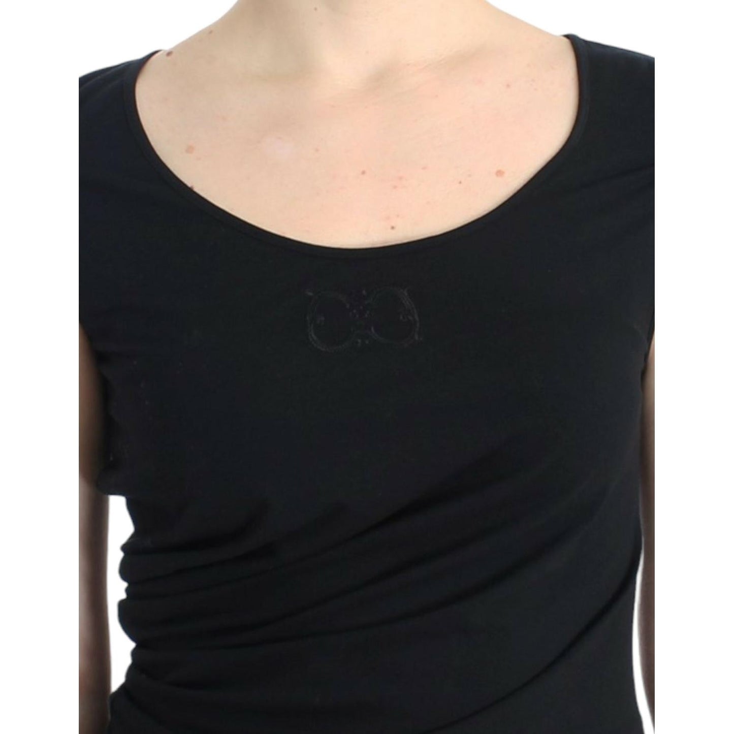 Cavalli Black Cotton Top