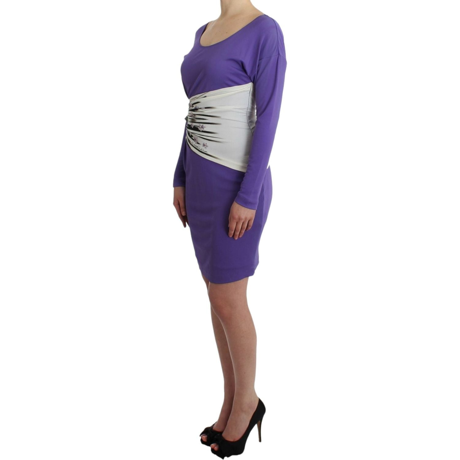 Cavalli Purple longsleeved dress
