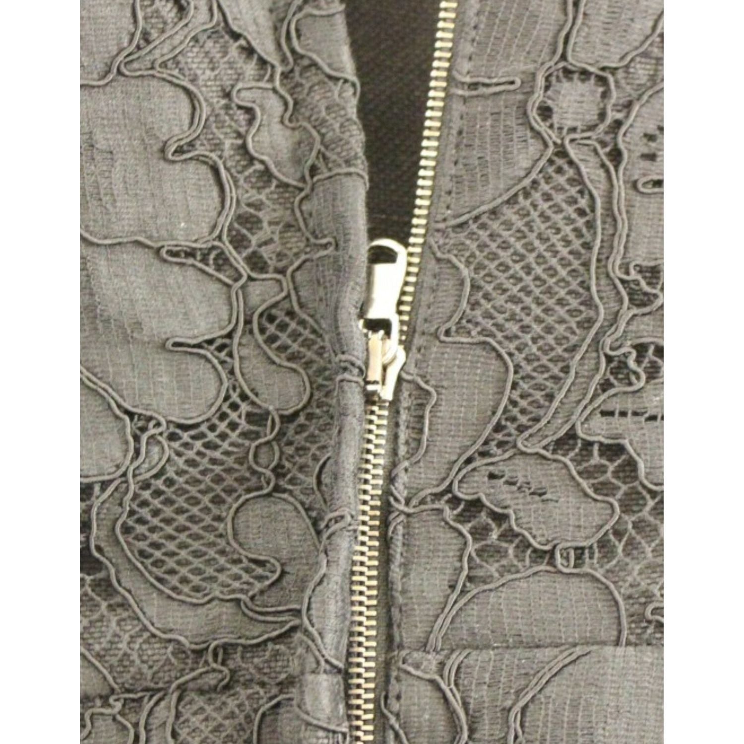 Dolce & Gabbana Black floral lace sicily runway dress