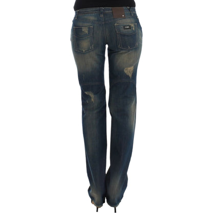 Costume National Blue straight leg jeans