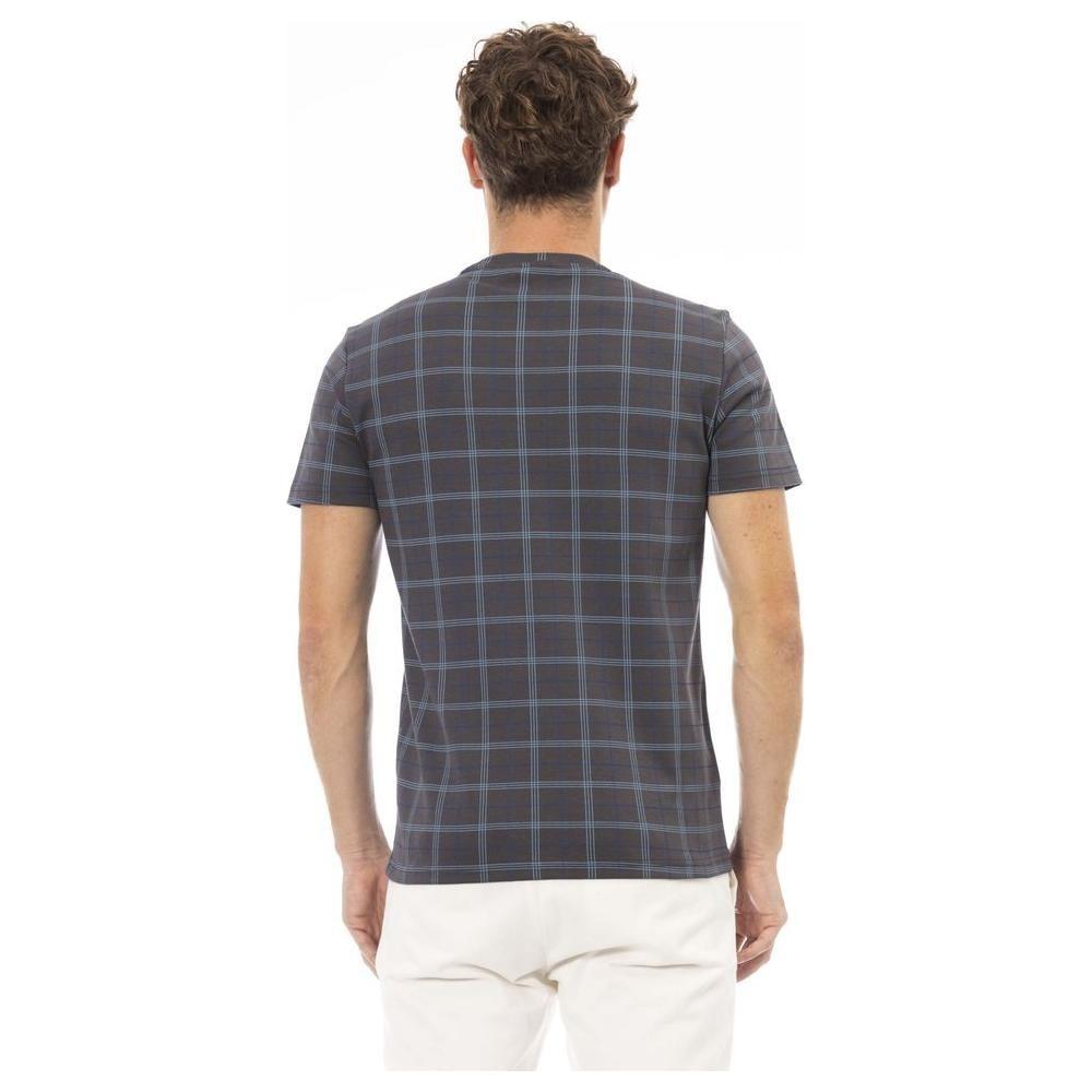 Baldinini Trend Gray Cotton Men T-Shirt