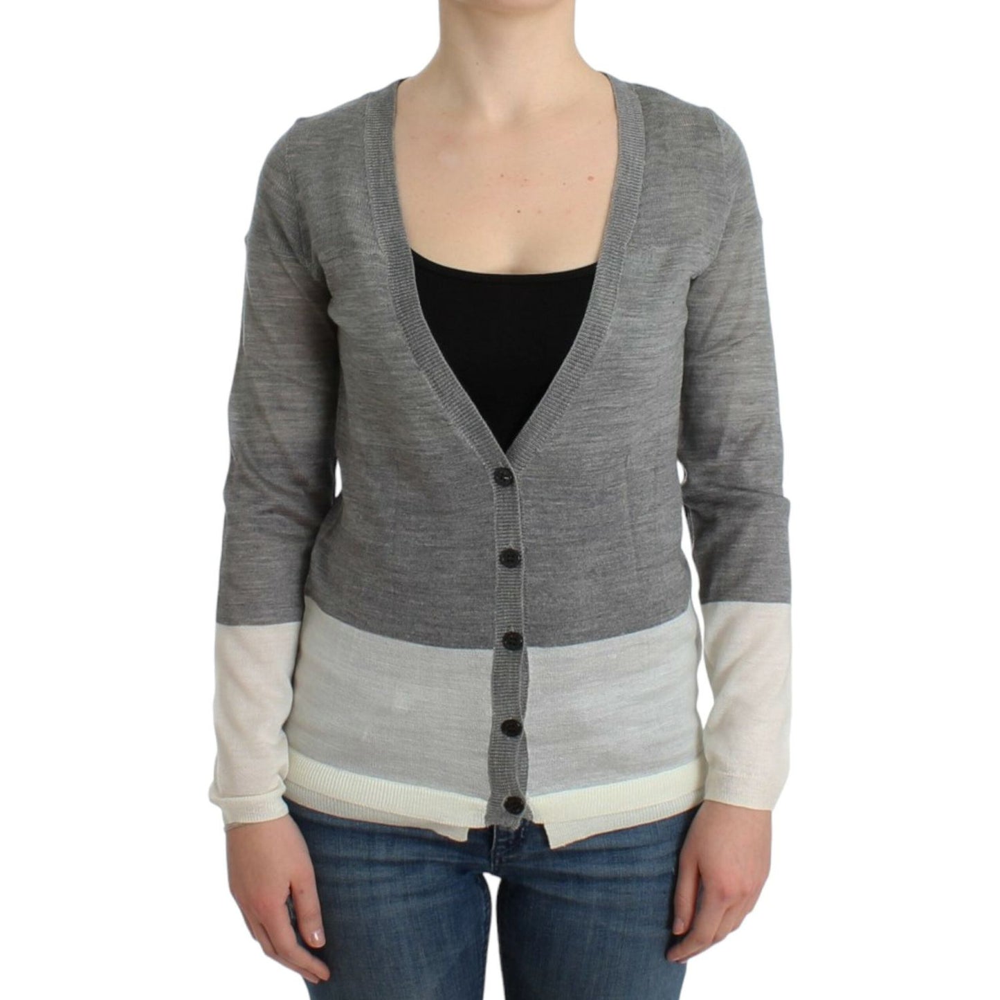 Costume National Gray lightweight cardigan