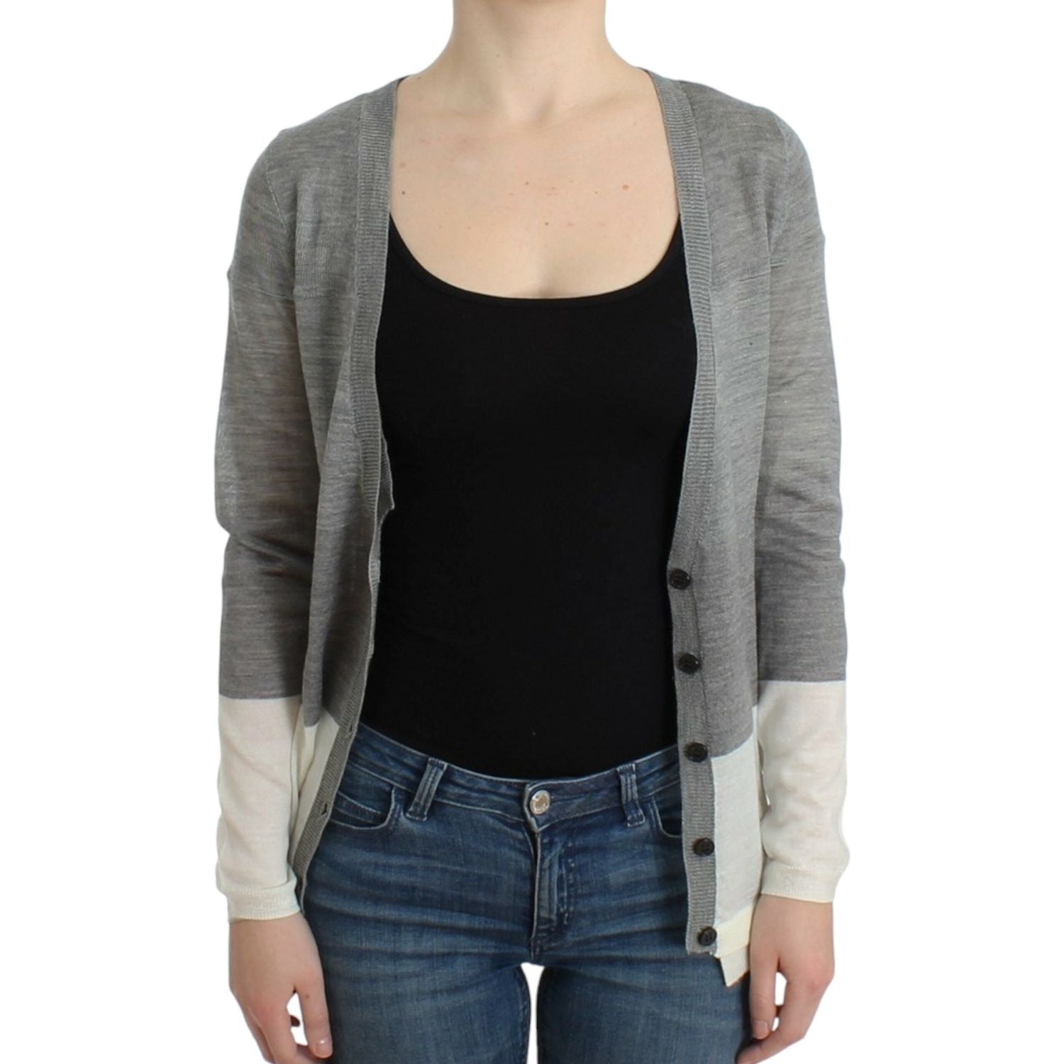 Costume National Gray lightweight cardigan