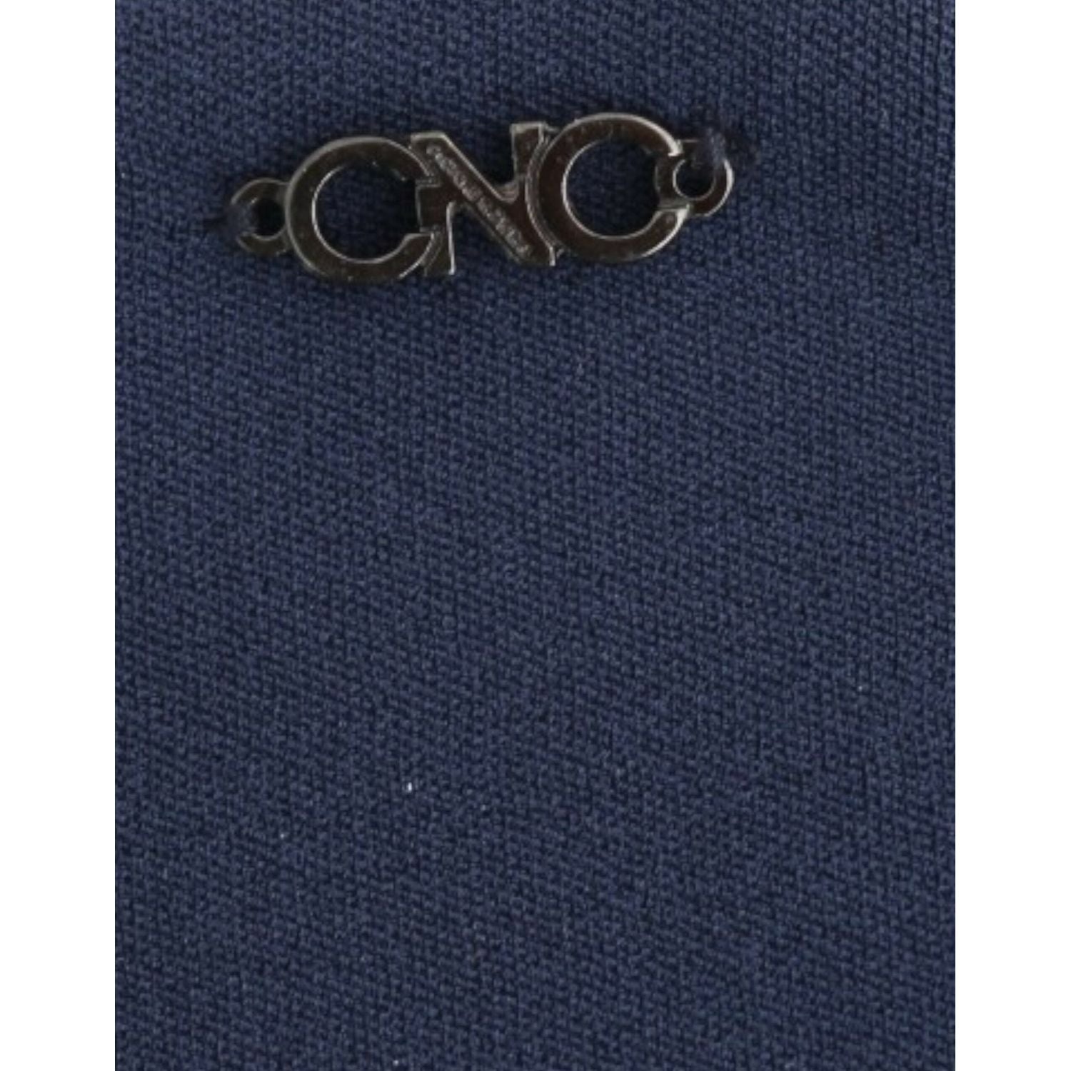 Costume National Blue nylon mini skirt