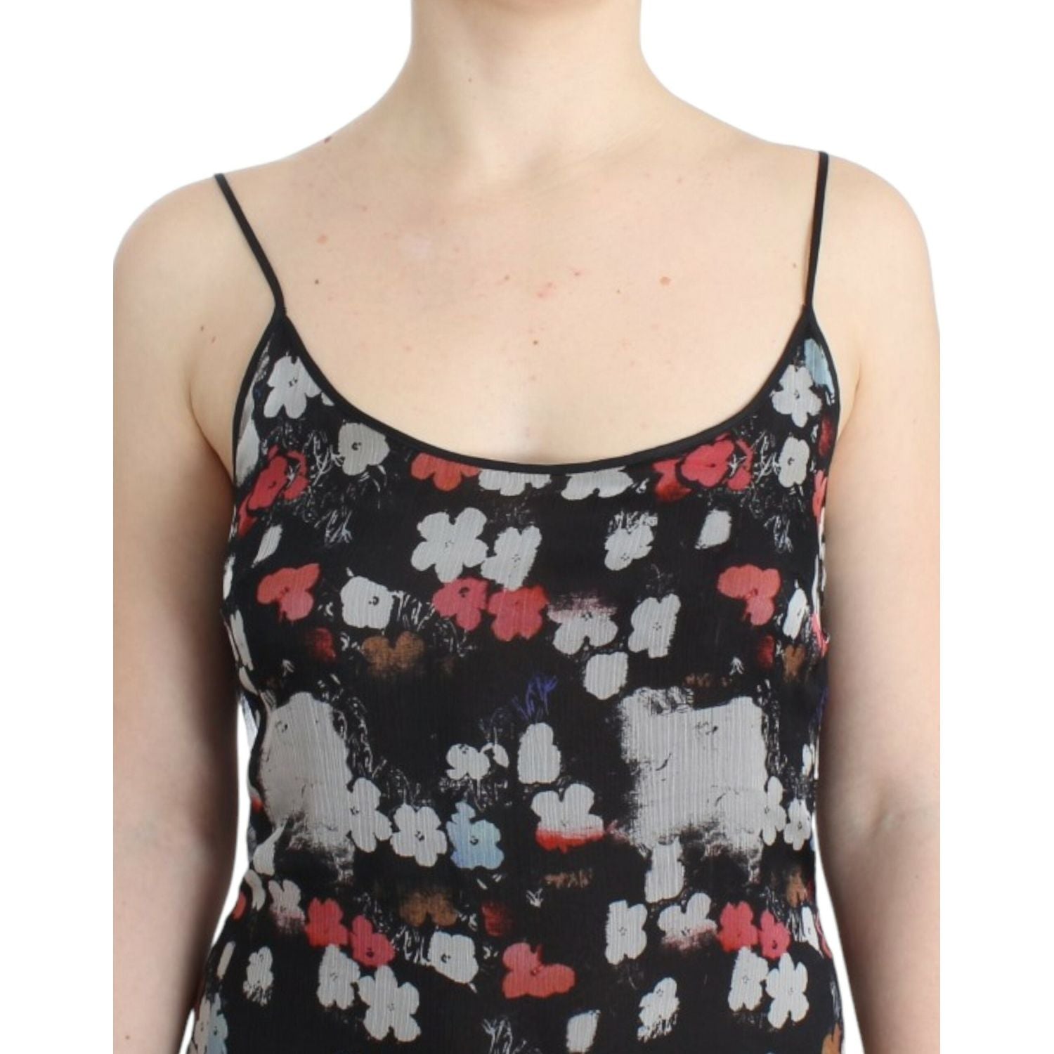 Costume National Floral silk mini dress