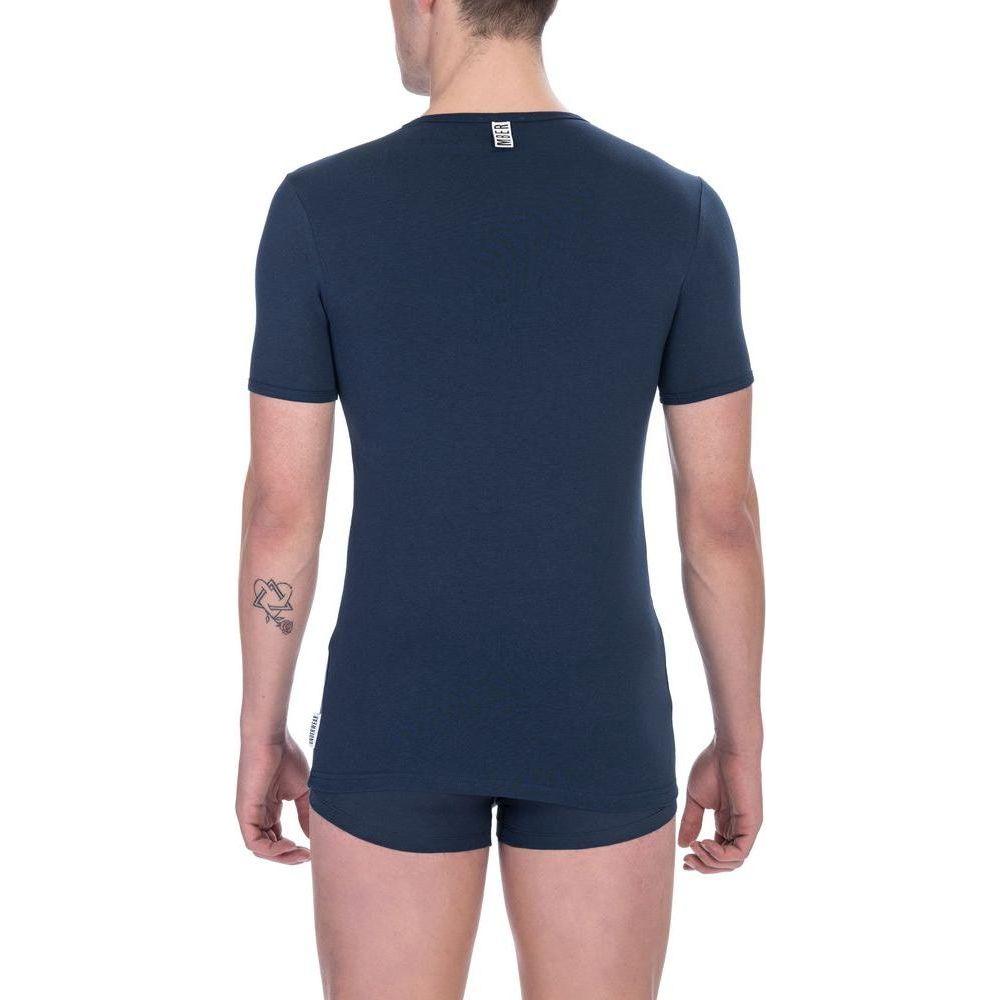 Bikkembergs Blue Cotton Men's T-Shirt