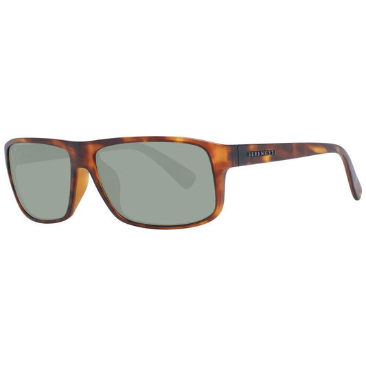 Serengeti Brown Unisex Sunglasses SE-1044981