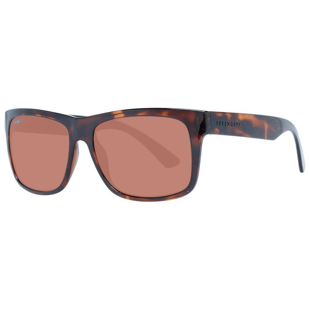 Serengeti Brown Unisex Sunglasses SE-1044989