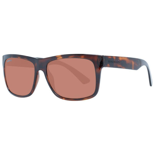 Serengeti Brown Unisex Sunglasses SE-1044989
