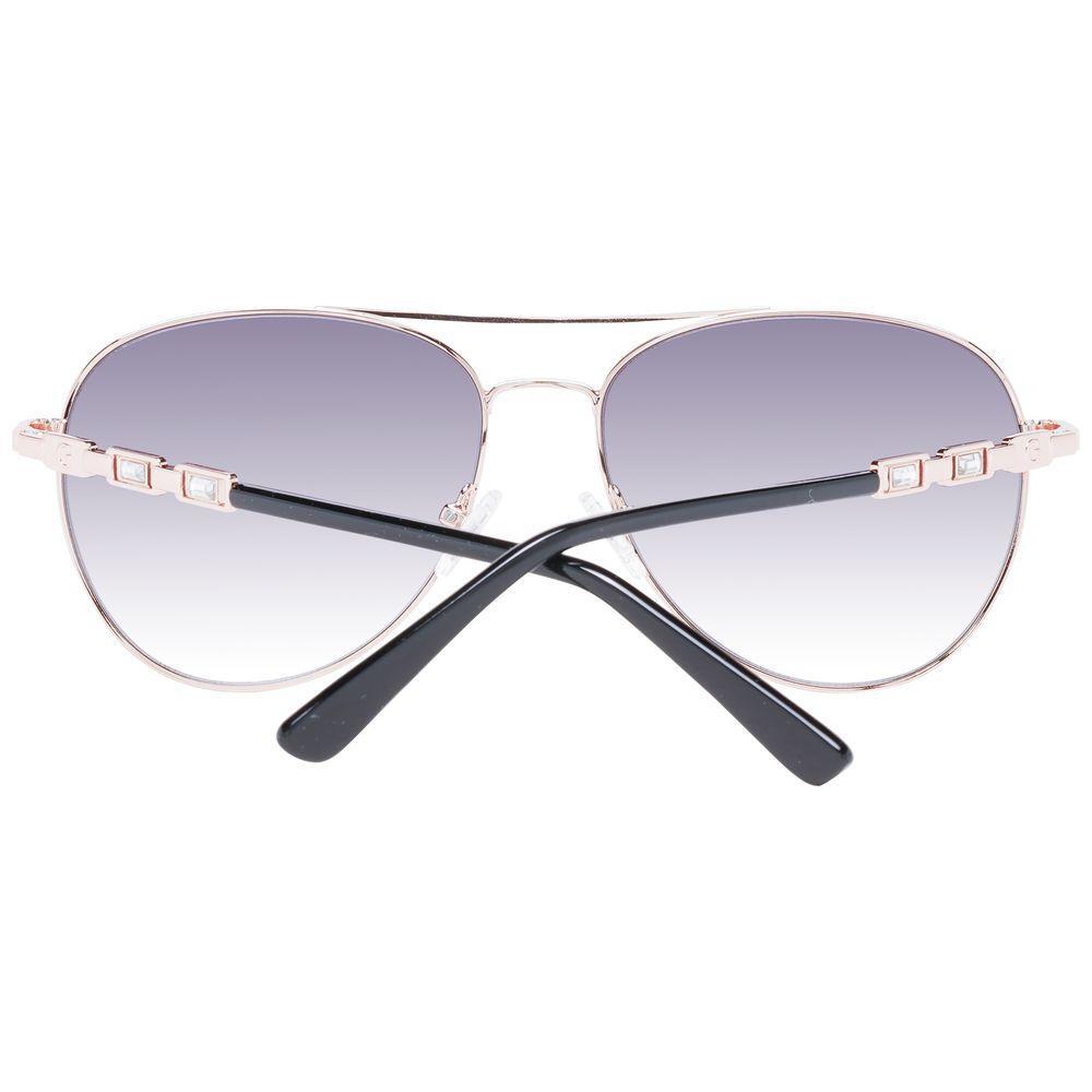 Guess Rose Gold Metal Sunglasses