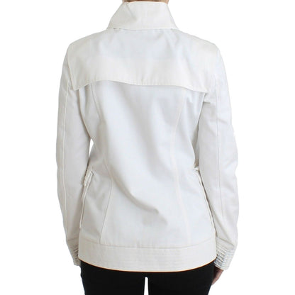 GF Ferre White Double Breasted Jacket Coat Blazer Coats & Jackets