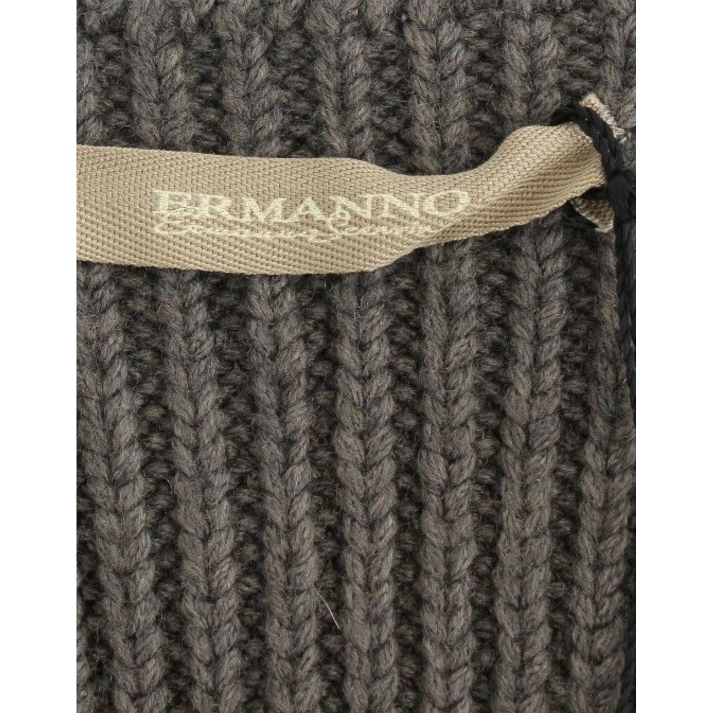 Ermanno Scervino Gray Knit Top Knitted Sweater Merino Wool 15% viscose,17% polyamide,1728,25% merino wool,67345645728,Clothing,Ermanno Scervino,Gray,IT40 | XS,IT42 | S,Material: 43% acrylic,New with tags,Sleeveless - T-Shirts - Clothing,T-Shirts - Clothin