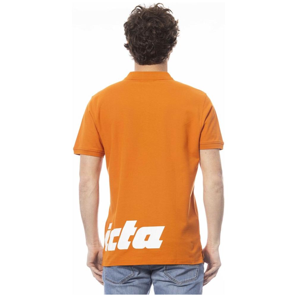Invicta Orange Cotton Polo Shirt