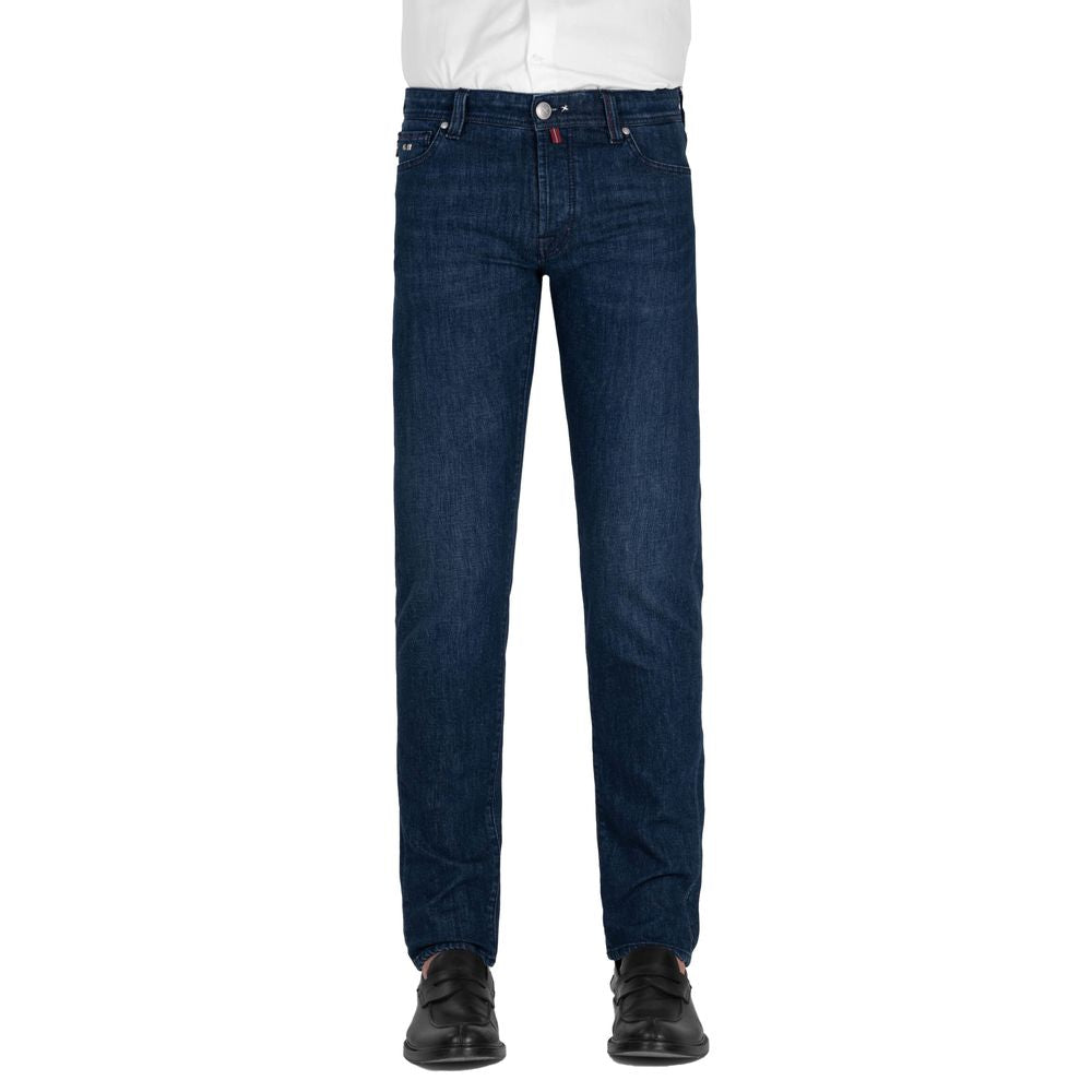 Tramarossa Blue Cotton Men Jeans
