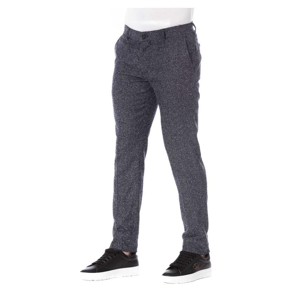 Trussardi Black Cotton Men Pant