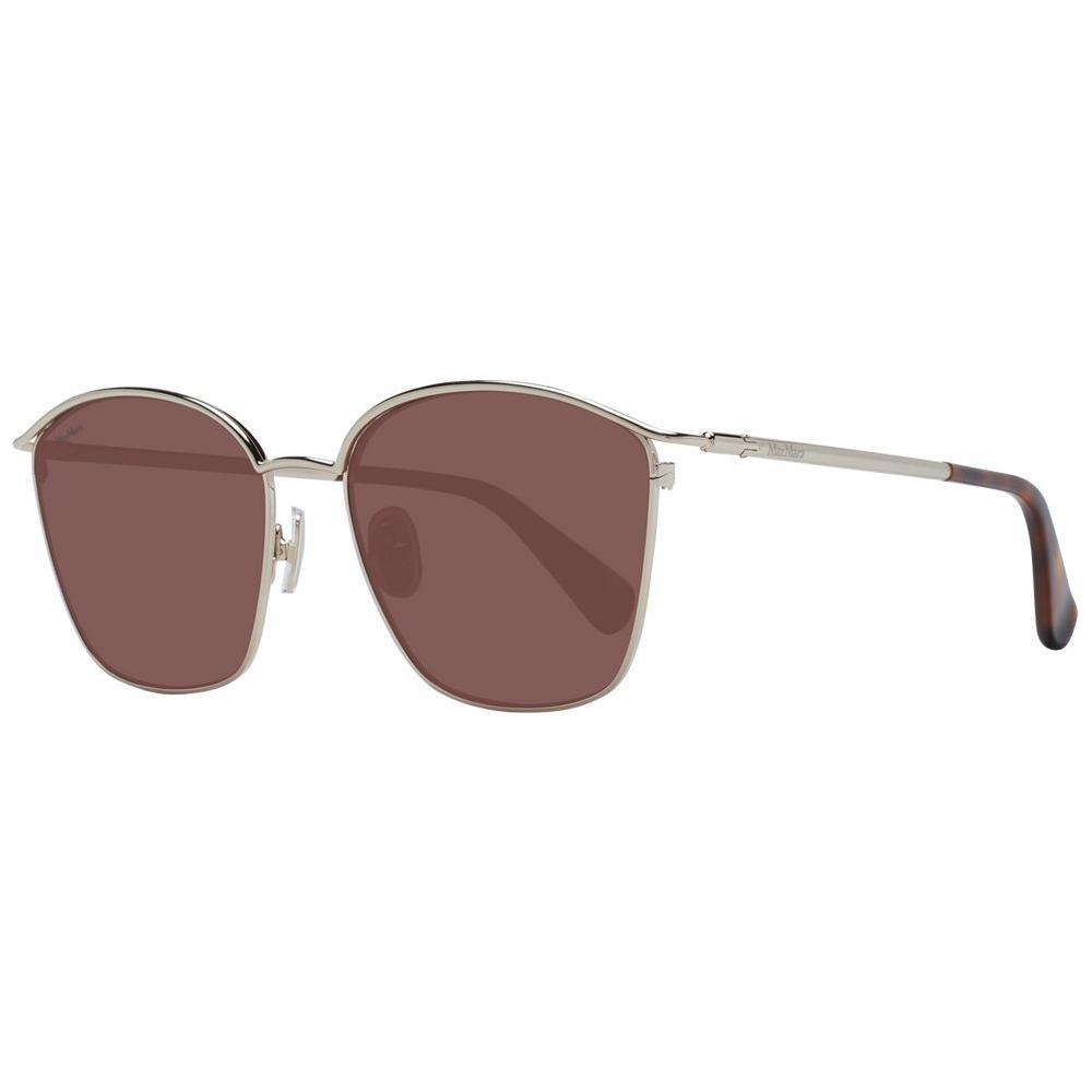 Max Mara Gold Metal Sunglasses