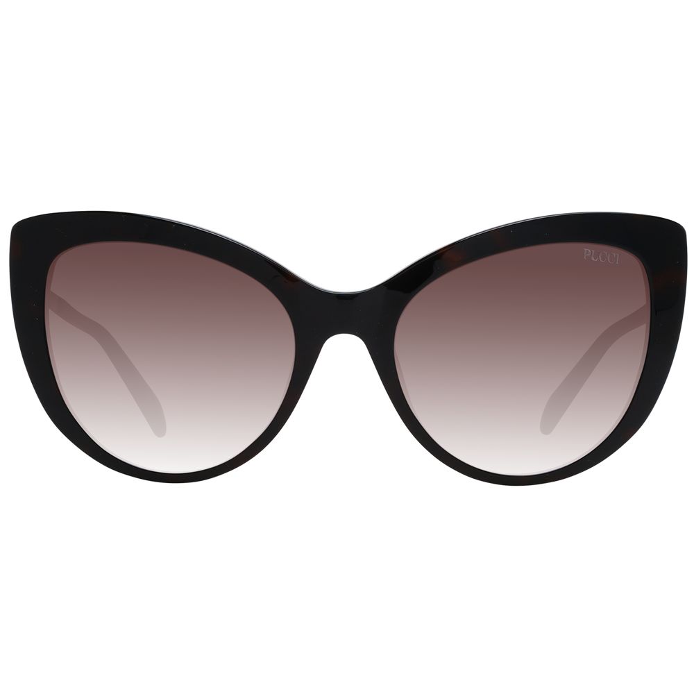 Emilio Pucci Brown Plastic Sunglasses