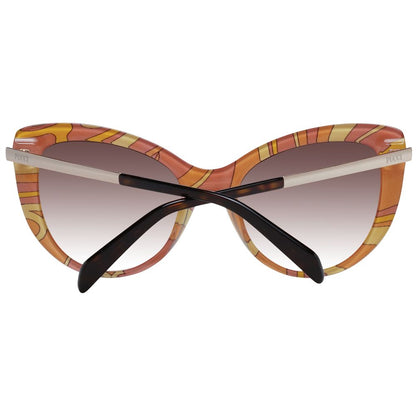 Emilio Pucci Brown Plastic Sunglasses