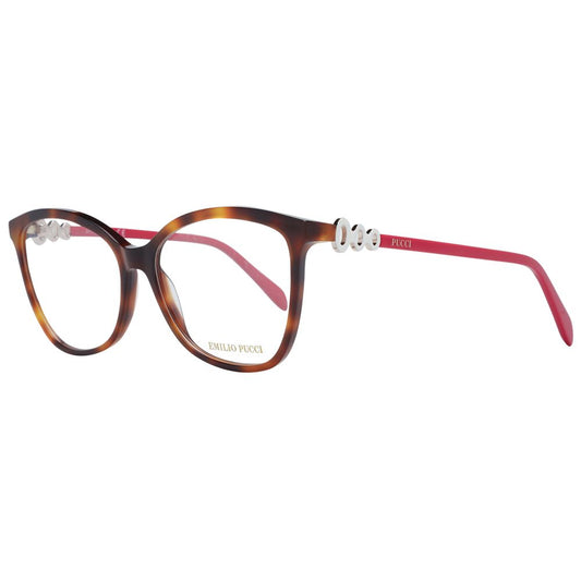 Emilio Pucci Brown Plastic Glasses (Frames)