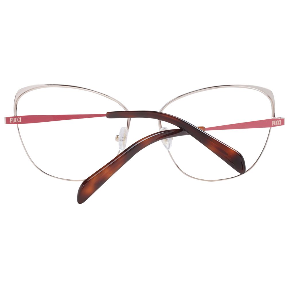 Emilio Pucci Red Metal Glasses (Frames)