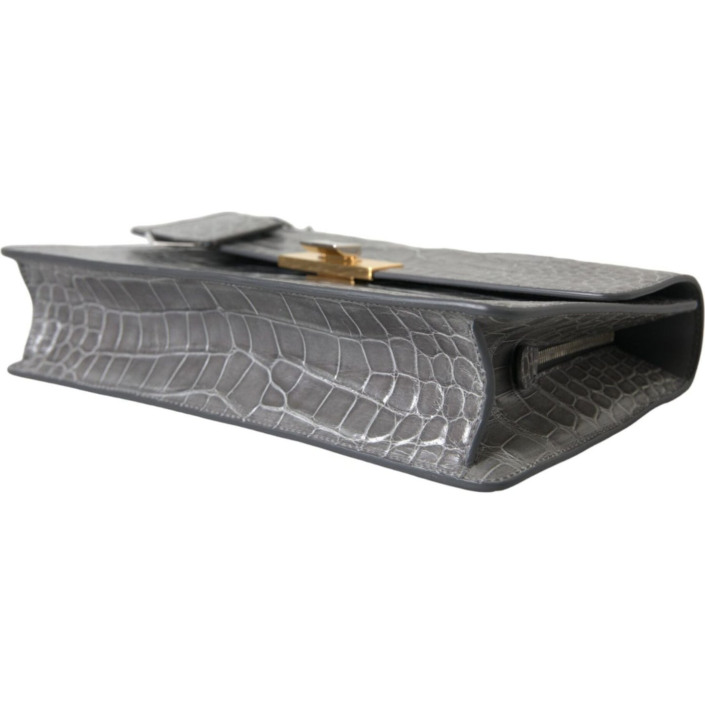 Balenciaga Gray Exotic Leather Medium Shoulder Hand Purse Bag BAG1170
