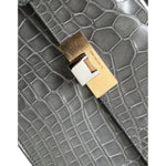 Balenciaga Gray Exotic Leather Medium Shoulder Hand Purse Bag BAG1170