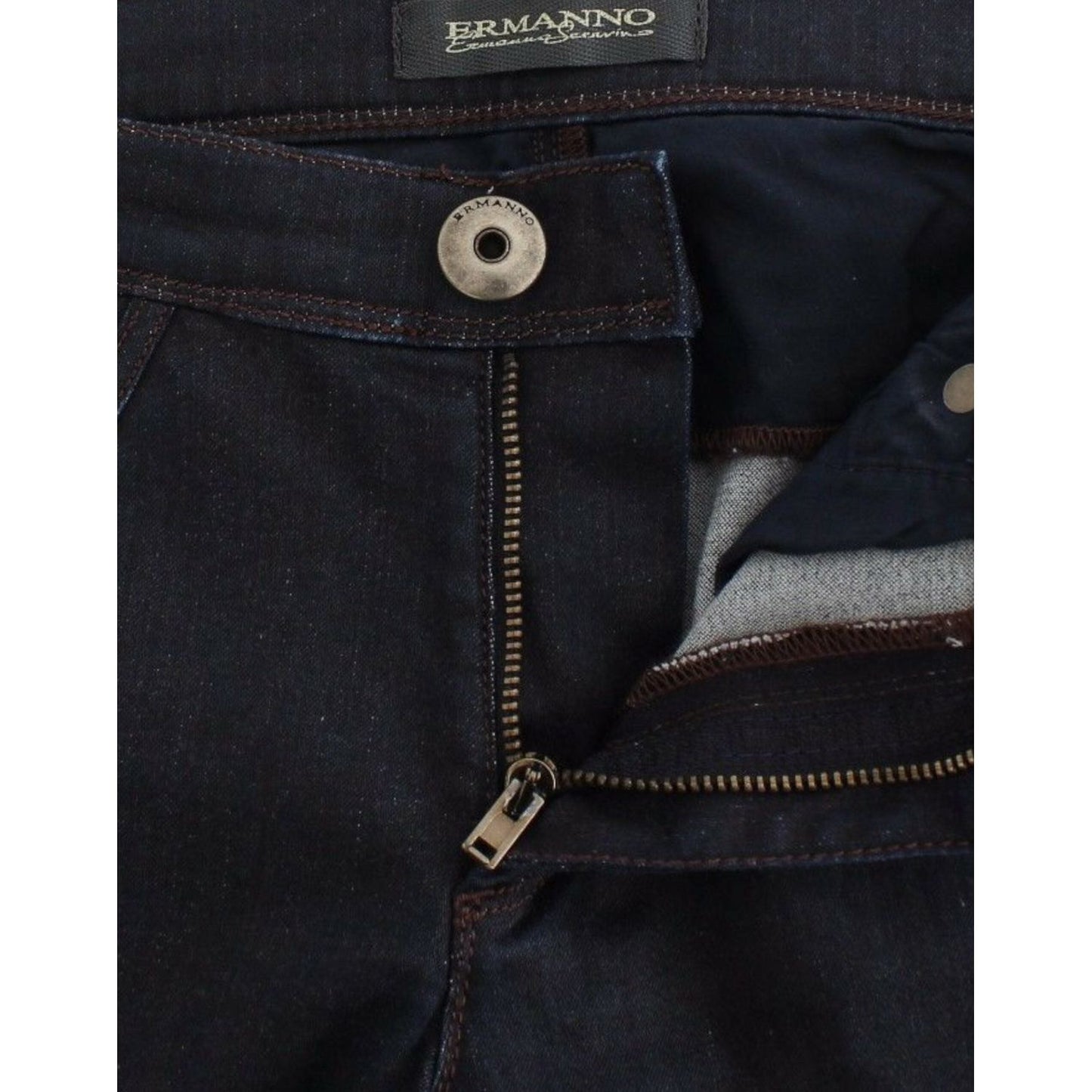 Ermanno Scervino Blue Slim Jeans Denim Pants Skinny Leg Stretch