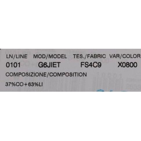 Dolce & Gabbana White Black Striped Casual Shorts