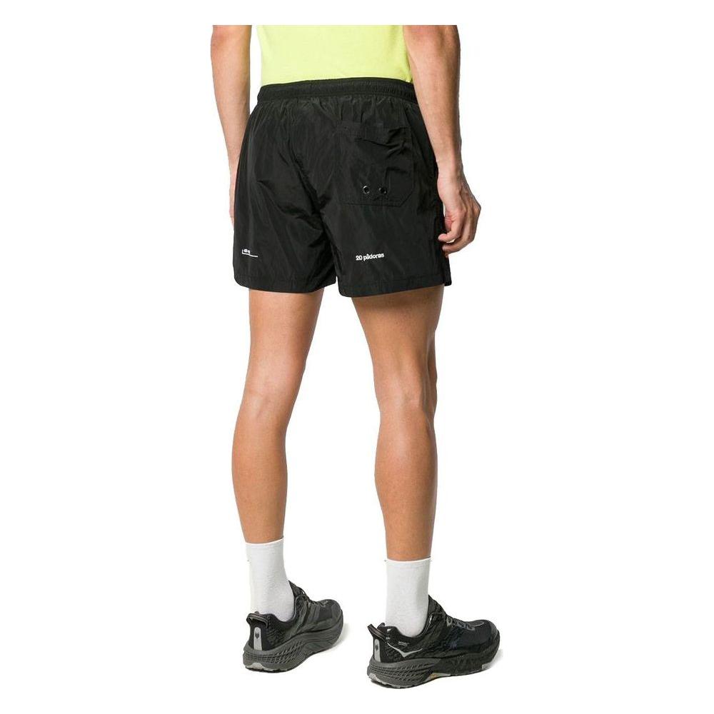 Marcelo Burlon Black Polyamide Swimwear