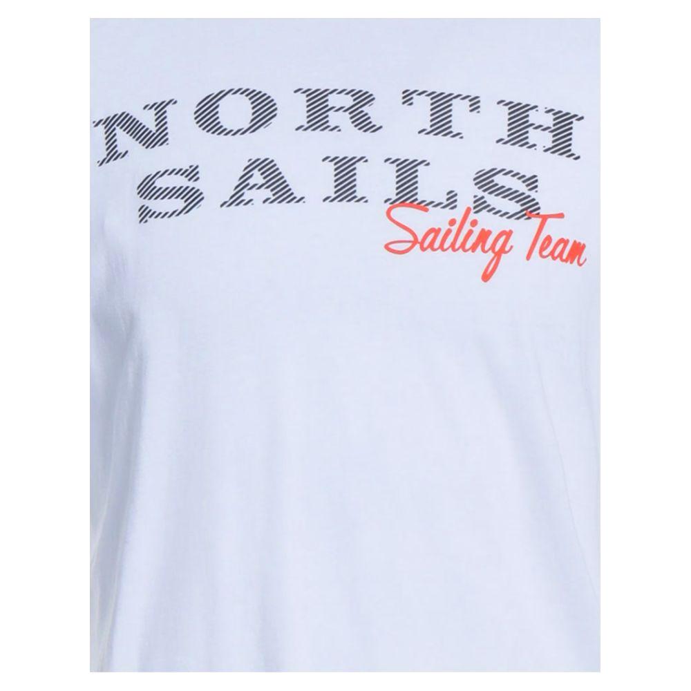 North Sails White Cotton T-Shirt