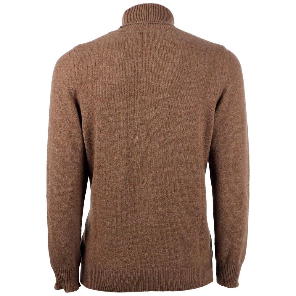 Emilio Romanelli Brown Cashmere Sweater