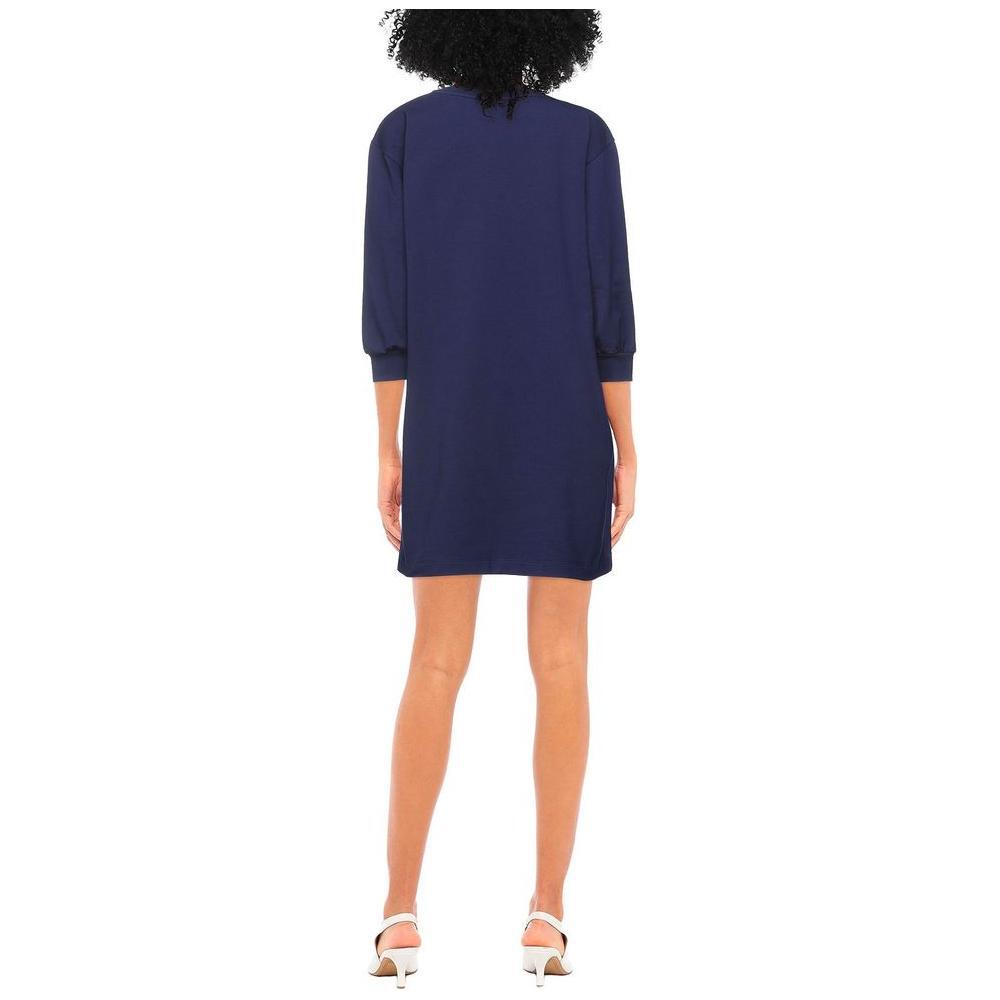 Love Moschino Blue Cotton Dress