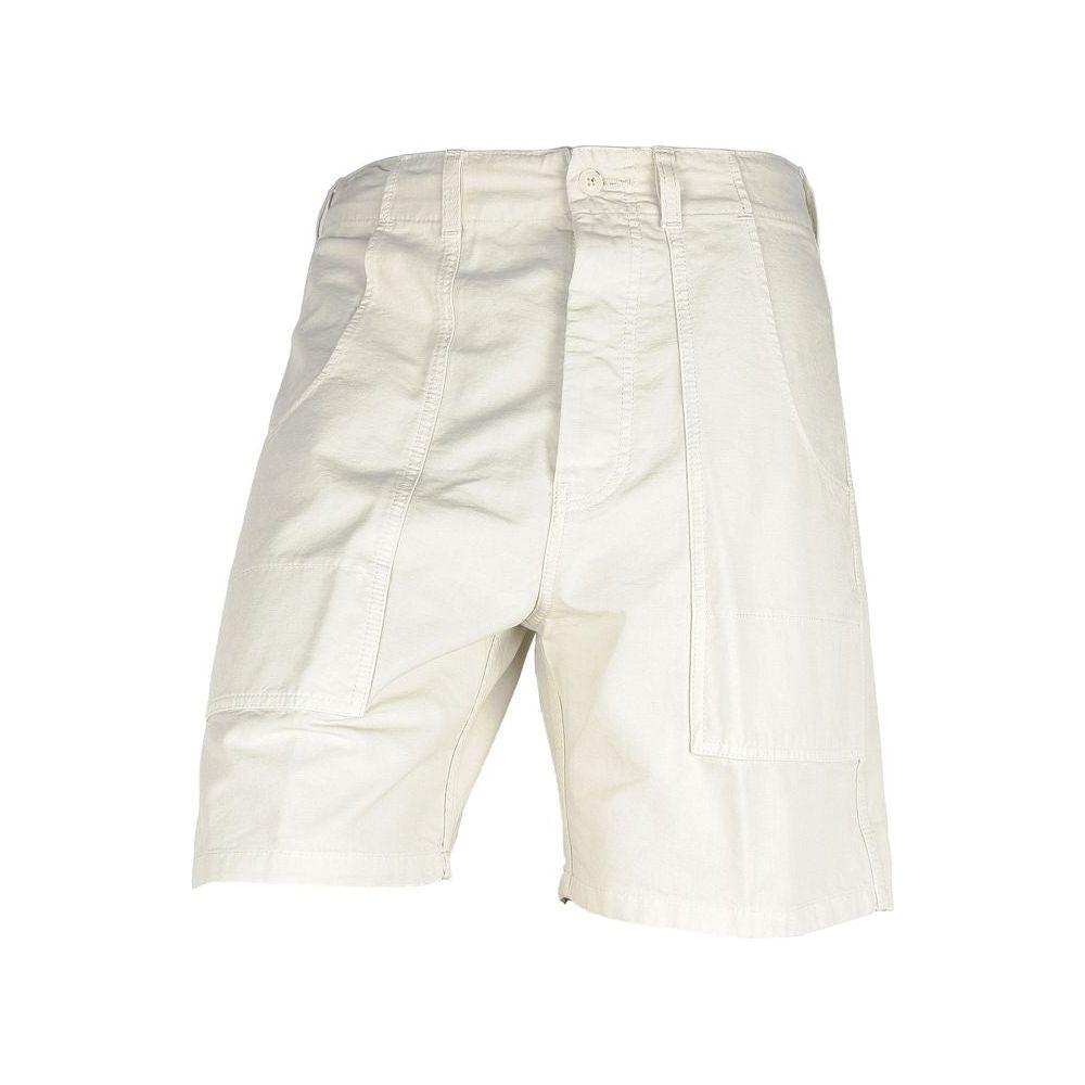 Don The Fuller White Cotton Short
