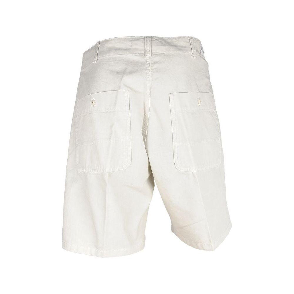 Don The Fuller White Cotton Short