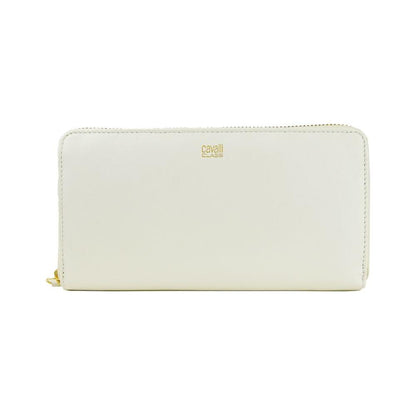 Cavalli Class White Calfskin Women Wallet WOMAN WALLETS