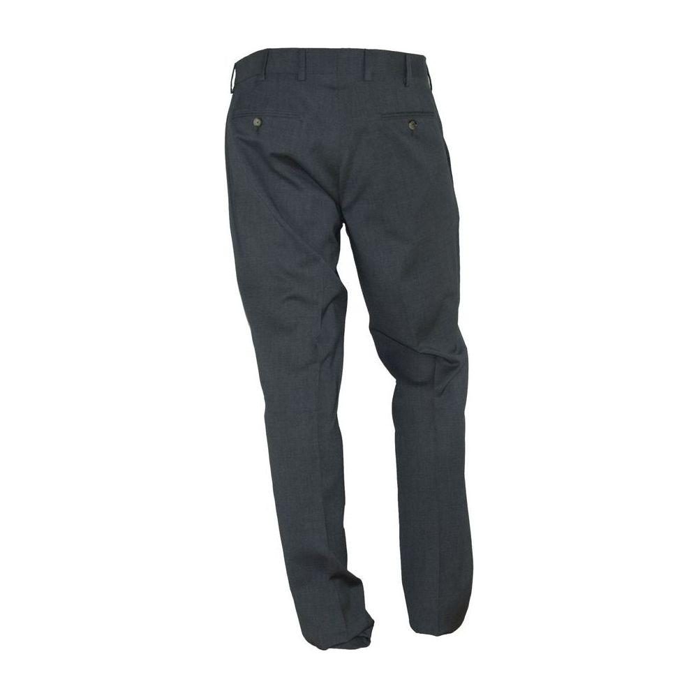 Made in Italy Gray Polyester Pant