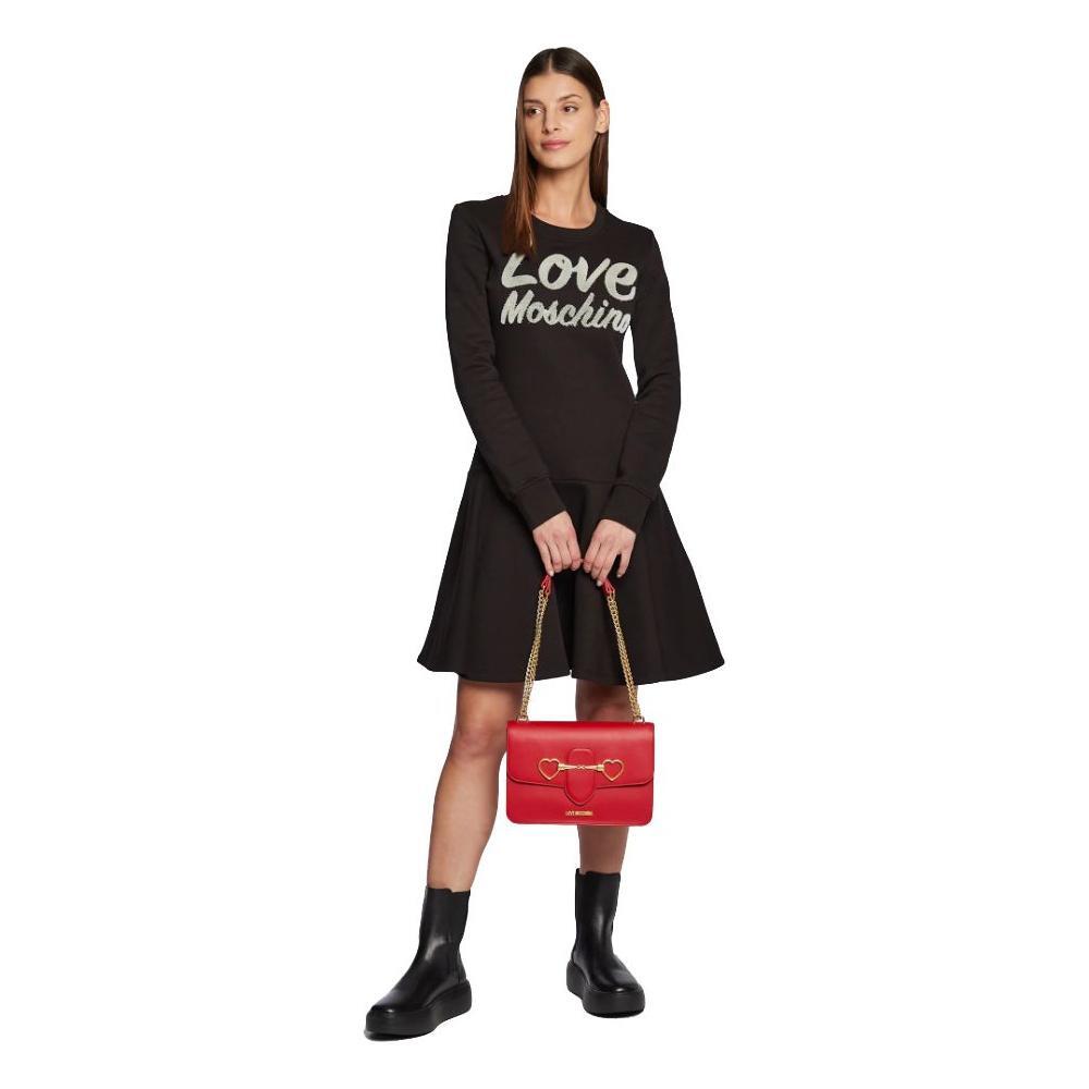 Love Moschino Black Cotton Dress