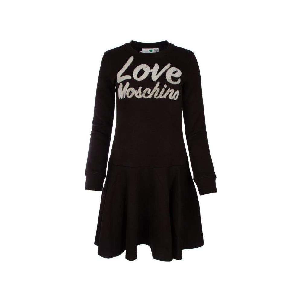Love Moschino Black Cotton Dress
