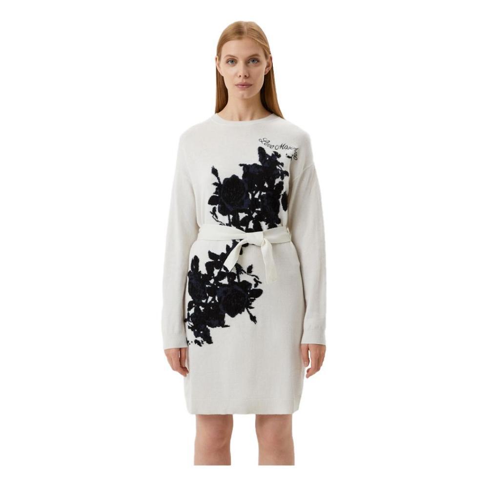 Love Moschino White Polyamide Dress